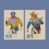 Peking Opera Wall Calendar