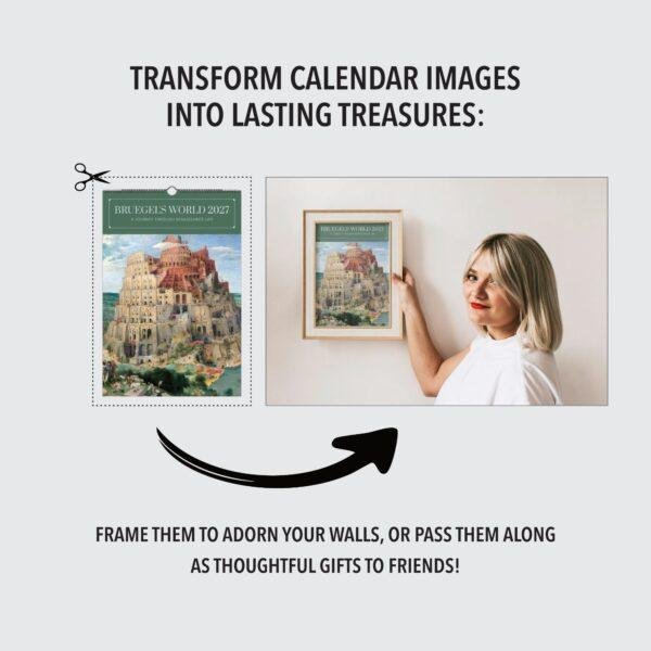Pieter Bruegel's World Wall Calendar - 16th Century, Renaissance Art, Semi-Glossy Paper