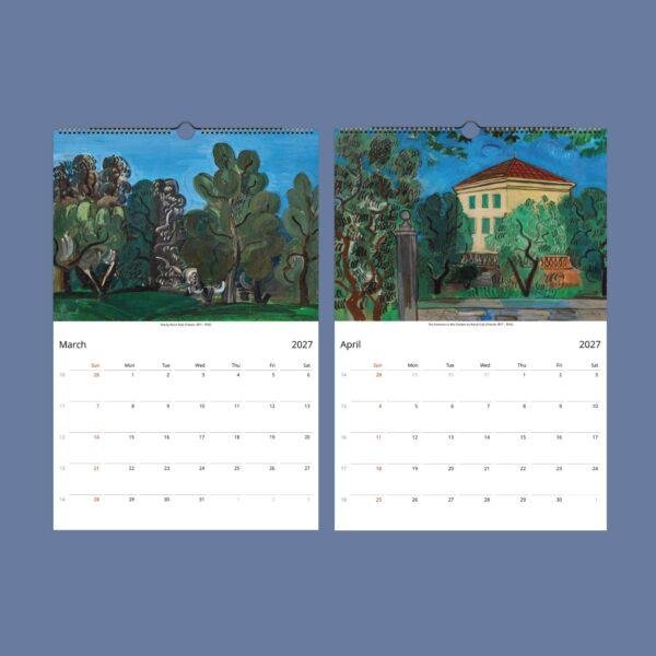 Raoul Dufy Wall Calendar – French Artist,  Art Of Fauvism, Decorative Style, Semi-Glossy Paper