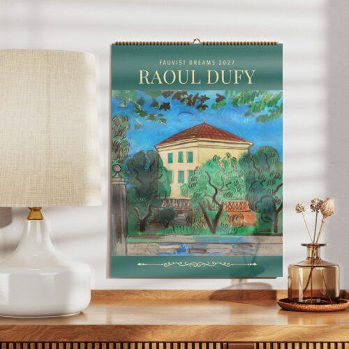 Raoul Dufy Wall Calendar – French Artist,  Art Of Fauvism, Decorative Style, Semi-Glossy Paper