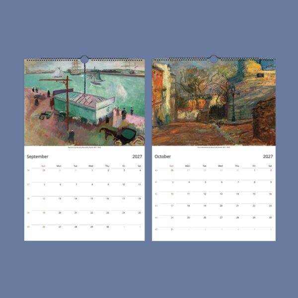 Raoul Dufy Wall Calendar – French Artist,  Art Of Fauvism, Decorative Style, Semi-Glossy Paper