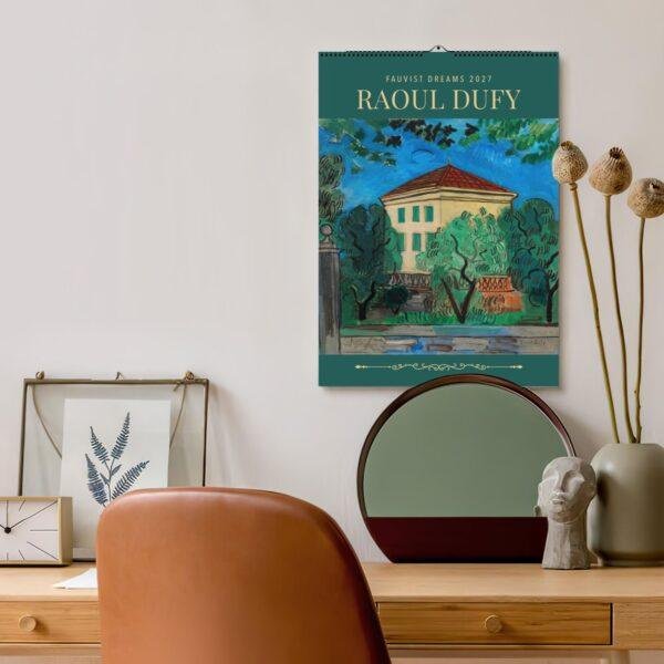 Raoul Dufy Wall Calendar – French Artist,  Art Of Fauvism, Decorative Style, Semi-Glossy Paper