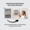 Maritime Calendar – Sailboat Painting, Nautical Decor, Semi-Glossy Paper