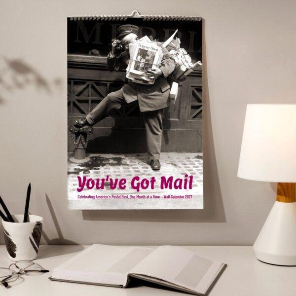 America’s Postal Past Wall Calendar - Vintage Photography, Postman Gift, Semi-Glossy Paper