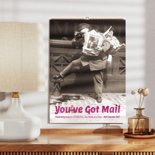 America’s Postal Past Wall Calendar - Vintage Photography, Postman Gift, Semi-Glossy Paper