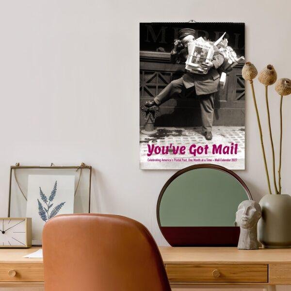 America’s Postal Past Wall Calendar - Vintage Photography, Postman Gift, Semi-Glossy Paper