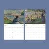 Georges Seurat Wall Calendar – French Painter, Pointillism Art, Semi-Glossy Paper