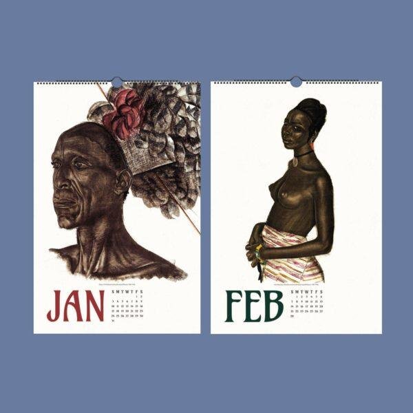 African Tribal Art Calendar