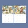 Once Upon a Time Wall Calendar - Floral Legends, Vintage Fairy Tales, Semi-Glossy Paper