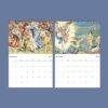 Once Upon a Time Wall Calendar - Floral Legends, Vintage Fairy Tales, Semi-Glossy Paper