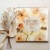 Floral calendar - Blossoms of Serenity, Botanical Art, Calendar Gift, Semi-Gloss Paper