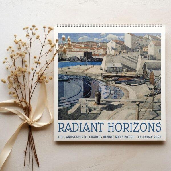 Charles Rennie Mackintosh Wall Calendar - Scottish Artist, Art Nouveau Style, Semi-Gloss Paper