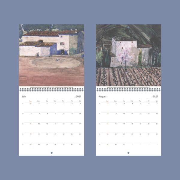 Charles Rennie Mackintosh Wall Calendar - Scottish Artist, Art Nouveau Style, Semi-Gloss Paper