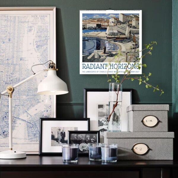 Charles Rennie Mackintosh Wall Calendar - Scottish Artist, Art Nouveau Style, Semi-Gloss Paper