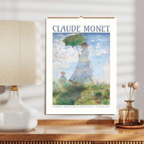 Claude Monet Wall Calendar – French Artist, Impressionist Art, Semi-Glossy Paper