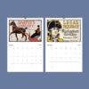 Edward Penfield Wall Calendar – American Artist, Vintage Advertising, Semi-Glossy Paper