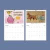 Edward Penfield Wall Calendar – American Artist, Vintage Advertising, Semi-Glossy Paper