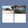 Forgotten Steel – Classic Cars Wall Calendar - Abandon Cars, Car Photography, Semi-Glossy Paper