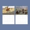Frederic Remington Wall Calendar – Native American Art, Semi-Glossy Paper