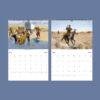 Frederic Remington Wall Calendar – Native American Art, Semi-Glossy Paper