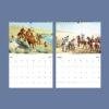 Frederic Remington Wall Calendar – Native American Art, Semi-Glossy Paper