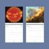 Galaxy Wall Calendar – NASA Hubble Webb, Space Lovers Gift, Semi-Gloss Silk Paper