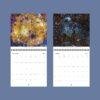 Galaxy Wall Calendar – NASA Hubble Webb, Space Lovers Gift, Semi-Gloss Silk Paper