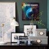 Galaxy Wall Calendar – NASA Hubble Webb, Space Lovers Gift, Semi-Gloss Silk Paper