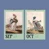 Gallery of Fashion Wall Calendar – 18th Century, Boho Dresses, Semi-Glossy Paper