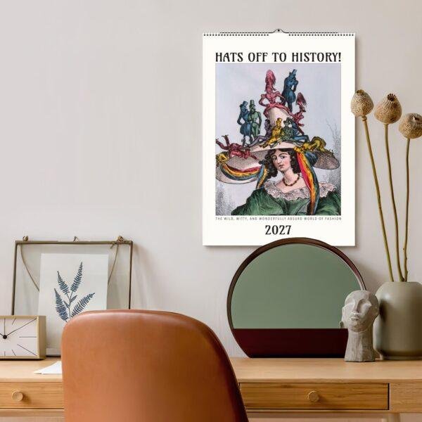 William Heath Wall Calendar – Political Caricature, Funny Satire Gift, Semi-Glossy Paper
