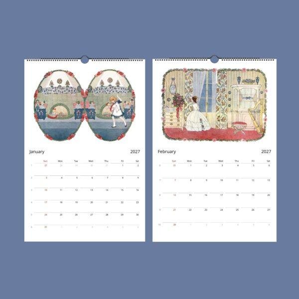 Henriëtte Willebeek le Mair Wall Calendar – Dutch Artists, Nursery Rhymes, Semi-Glossy Paper