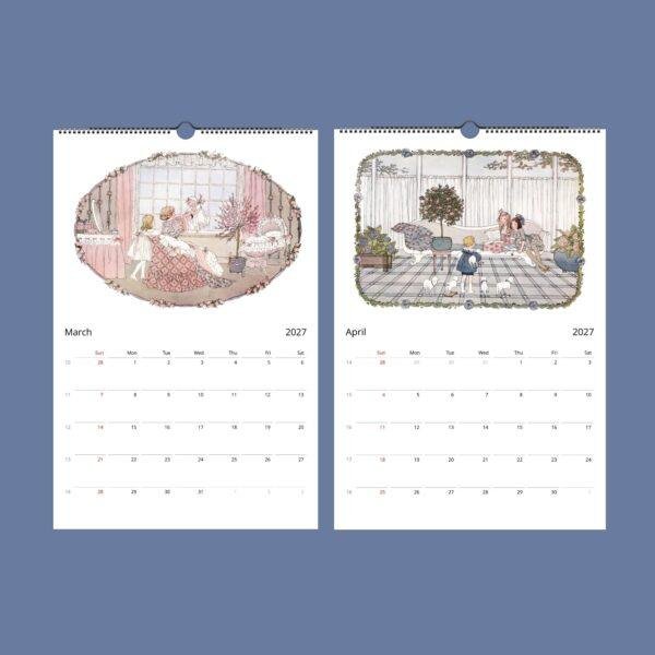 Henriëtte Willebeek le Mair Wall Calendar – Dutch Artists, Nursery Rhymes, Semi-Glossy Paper