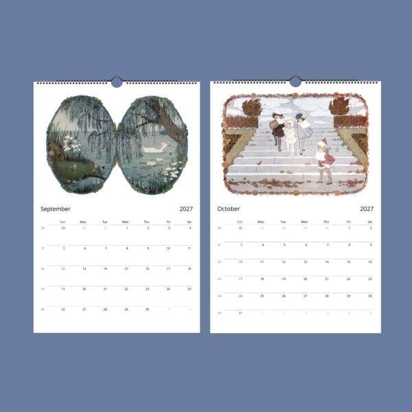 Henriëtte Willebeek le Mair Wall Calendar – Dutch Artists, Nursery Rhymes, Semi-Glossy Paper