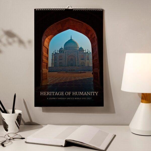 World Heritage Wall Calendar - Travel Photography, Great Wonders, Semi-Glossy Paper