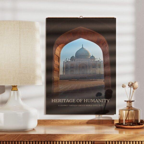 World Heritage Wall Calendar - Travel Photography, Great Wonders, Semi-Glossy Paper