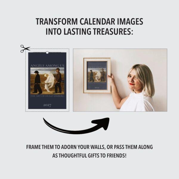 Hugo Simberg Wall Calendar – Finnish Folklore Art, Symbolism Painting, Semi-Glossy Paper