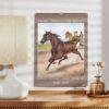 John Cameron Wall Calendar - Horse Racing Art, Equestrian Elegance, Semi-Glossy Paper