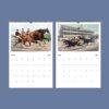John Cameron Wall Calendar - Horse Racing Art, Equestrian Elegance, Semi-Glossy Paper
