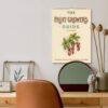 Victorian Garden Wall Calendar - Antique Fruit Art, Plant Lover Gift, Semi-Glossy Paper