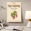 Victorian Garden Wall Calendar - Antique Fruit Art, Plant Lover Gift, Semi-Glossy Paper