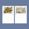 Victorian Garden Wall Calendar - Antique Fruit Art, Plant Lover Gift, Semi-Glossy Paper