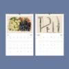 Victorian Garden Wall Calendar - Antique Fruit Art, Plant Lover Gift, Semi-Glossy Paper