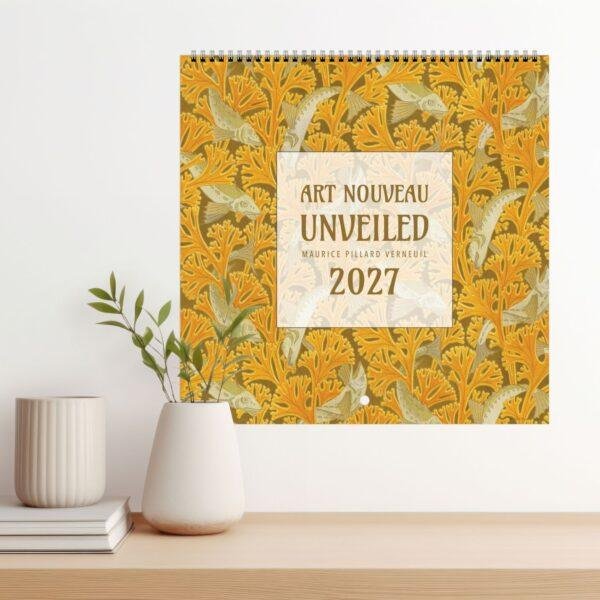 Art Nouveau Wall Calendar: Bohemian Style, Maurice Pillard Verneuil, Semi-Glossy Paper