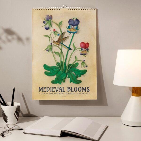 Renaissance Art Calendar – Claude de France, French Artist, Botanical Artwork, Semi-Glossy Paper