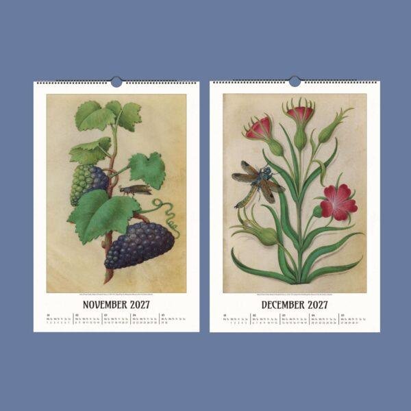 Renaissance Art Calendar – Claude de France, French Artist, Botanical Artwork, Semi-Glossy Paper