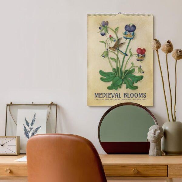 Renaissance Art Calendar – Claude de France, French Artist, Botanical Artwork, Semi-Glossy Paper