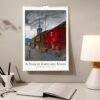 Scandinavian Art Wall Calendar - Nordic Design, Northern Lights, Watercolor Painting, Semi-Gloss Paper