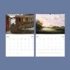 Scandinavian Art Wall Calendar - Nordic Design, Northern Lights, Watercolor Painting, Semi-Gloss Paper