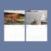 Scandinavian Art Wall Calendar - Nordic Design, Northern Lights, Watercolor Painting, Semi-Gloss Paper