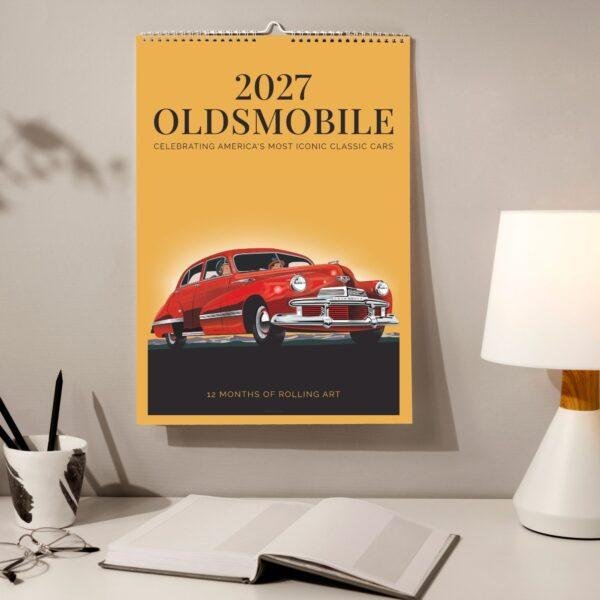 Oldsmobile Wall Calendar – Vintage Car Calendar, Car Lover Gift, Semi-Glossy Paper